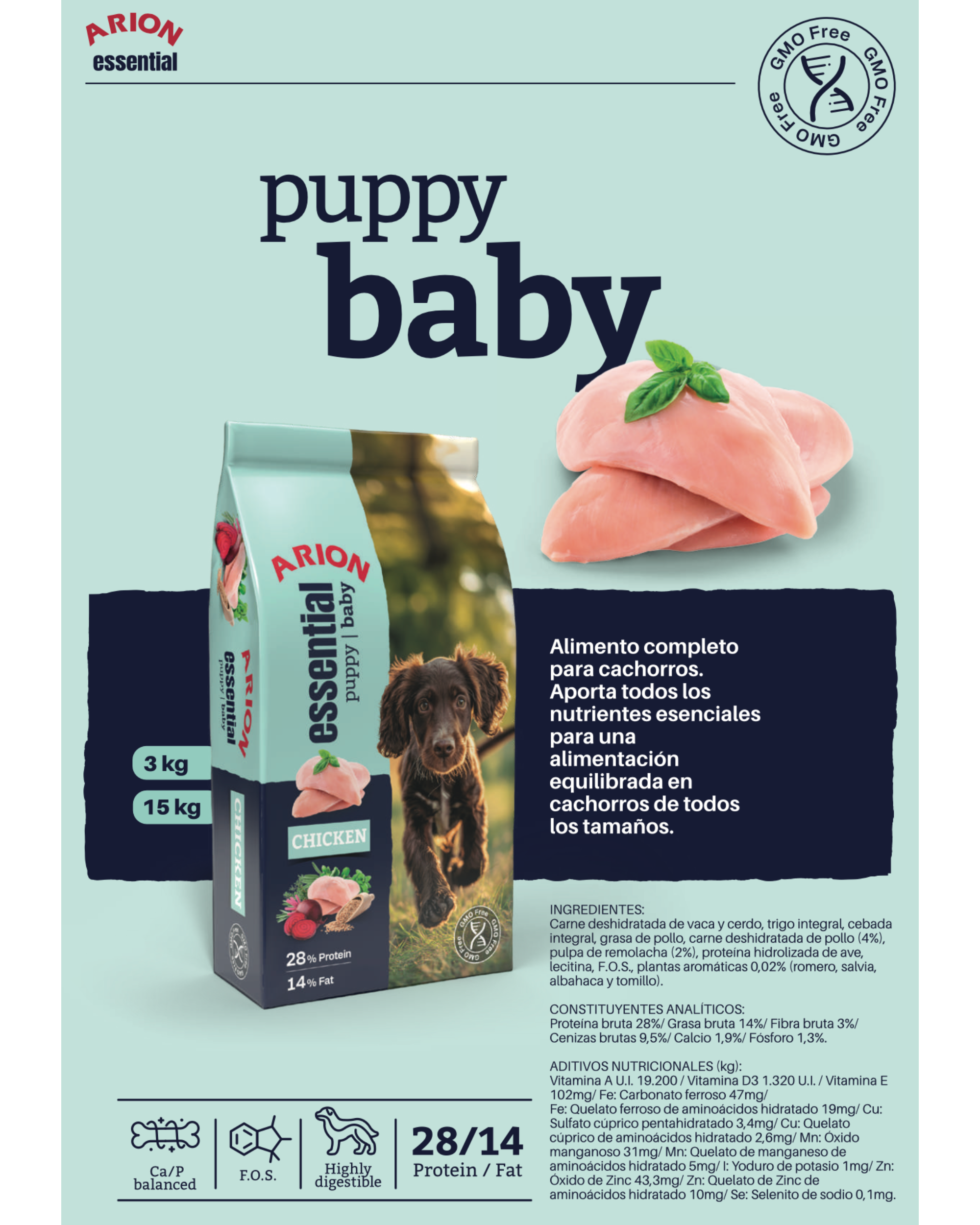 Arion Essential Puppy Baby - 3 KG