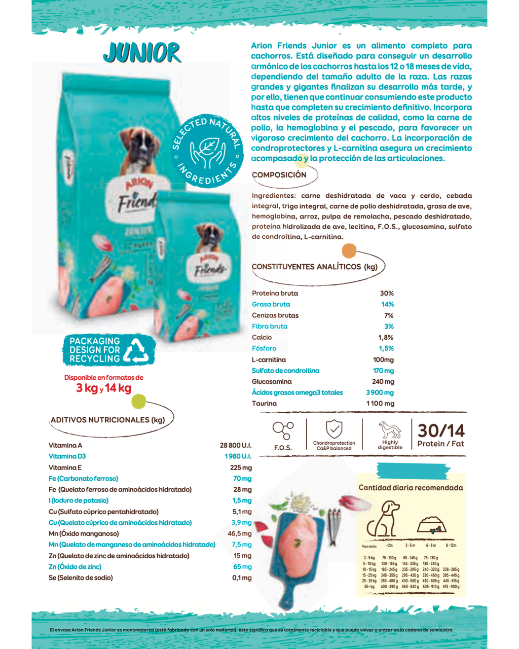 Arion Friends Junior - 3 KG