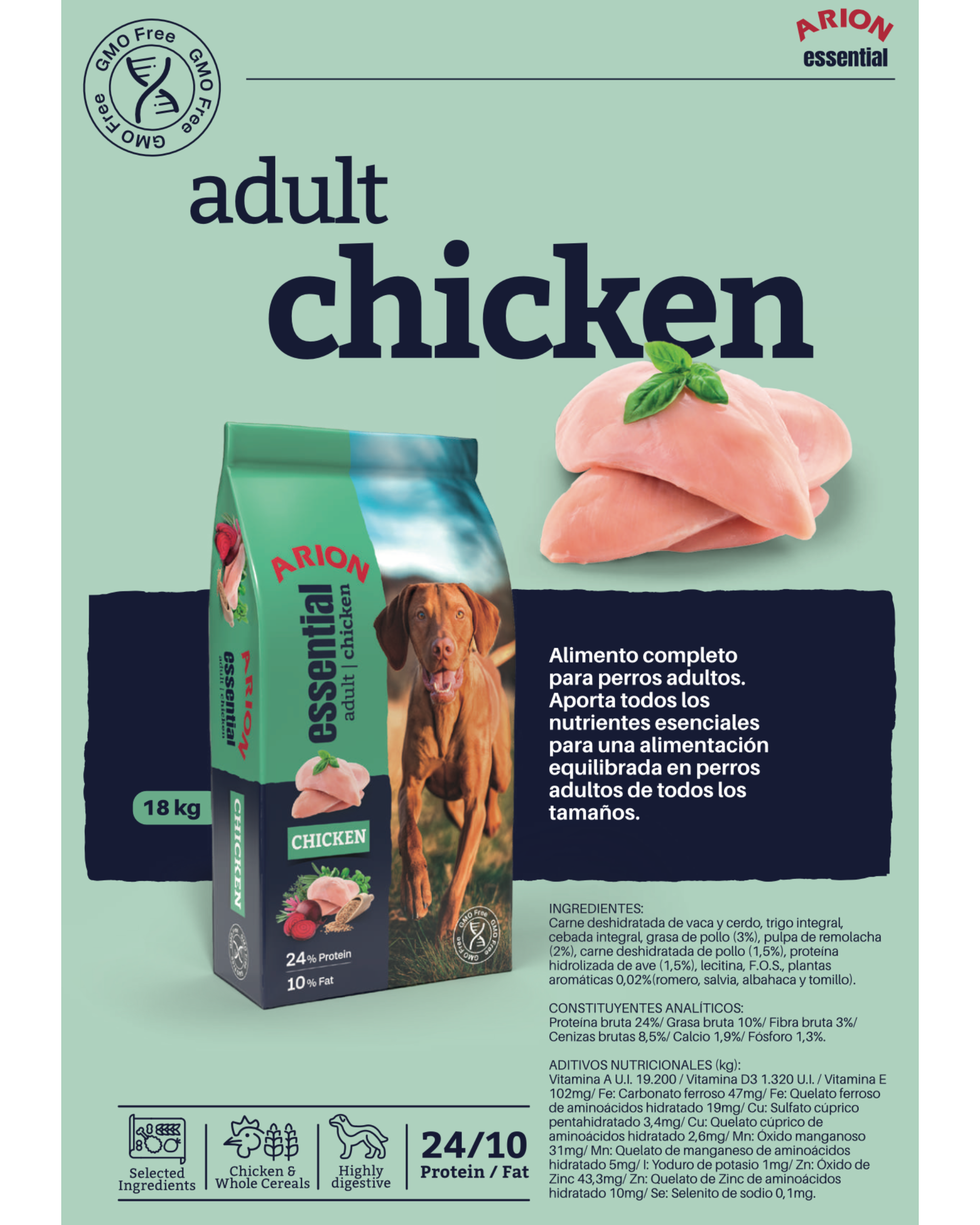 Arion Essential Adult Chicken - 18 KG