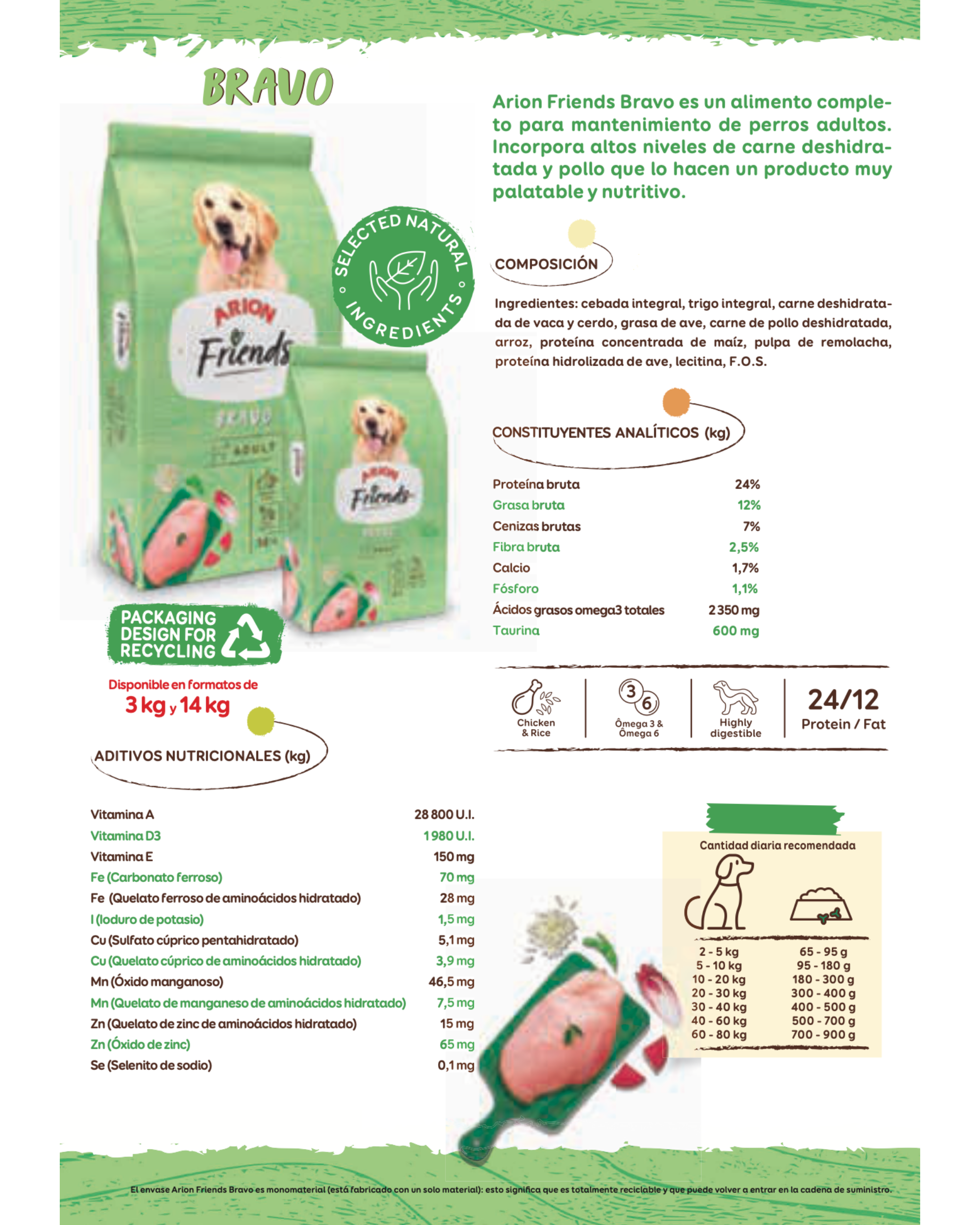 Arion Friends Bravo - 14 KG