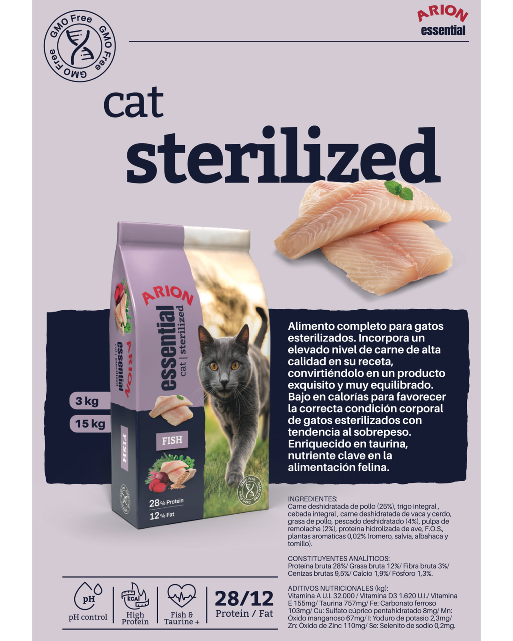 Arion Essential Cat Sterilized - 3 KG