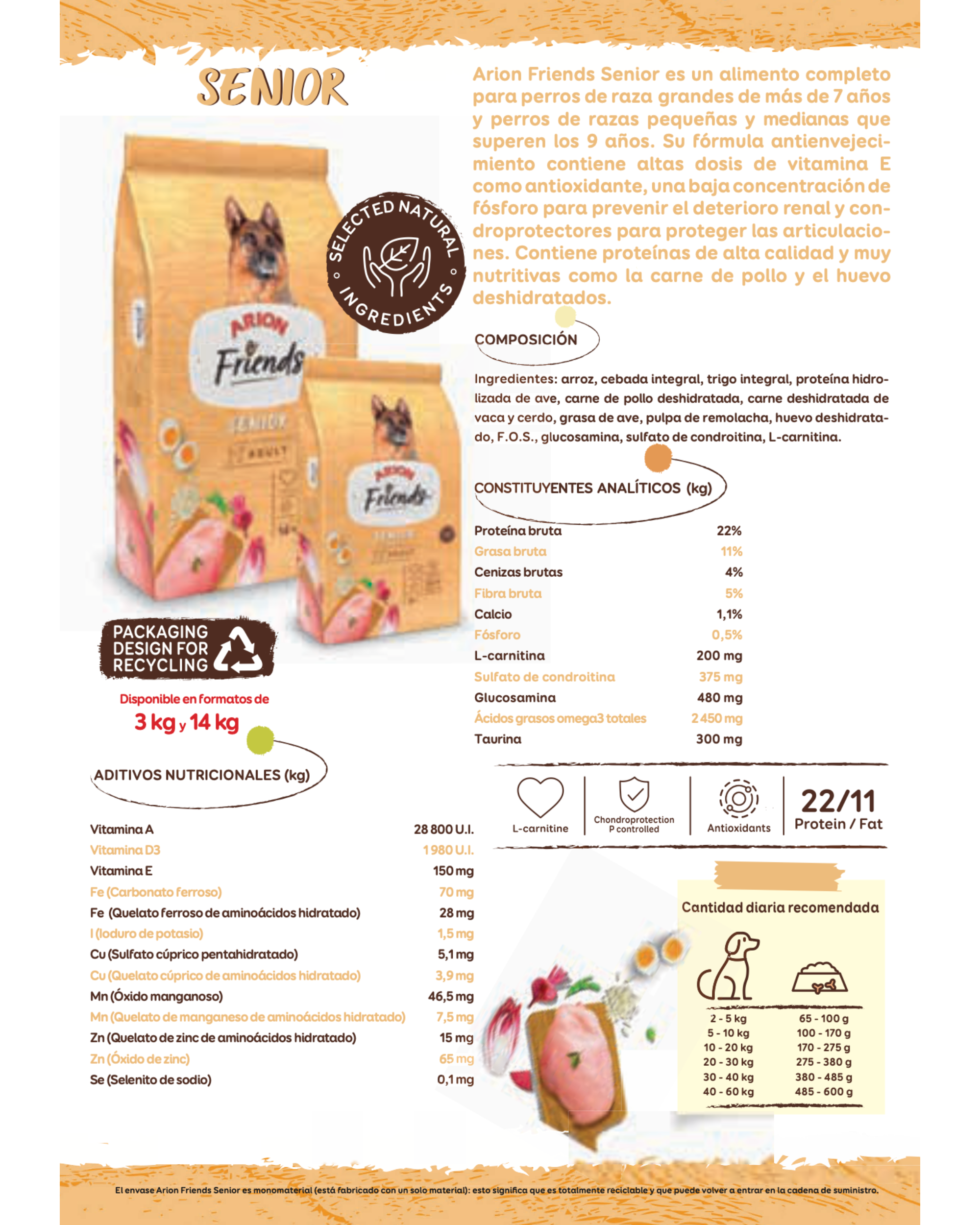 Arion Friends Senior - 14 KG