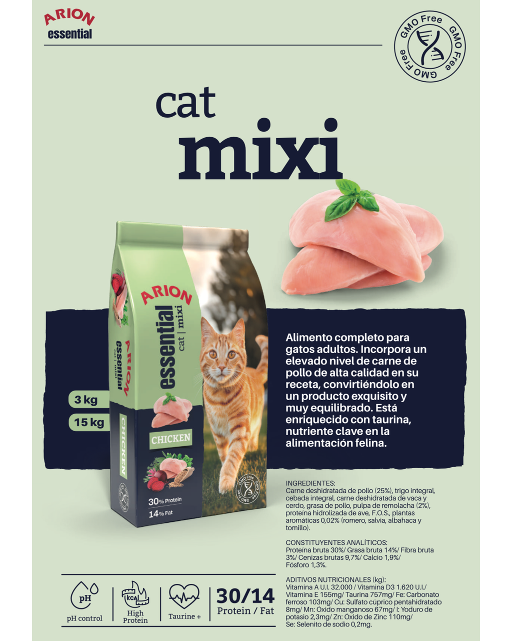 Arion Essential Cat Mixi - 3 KG