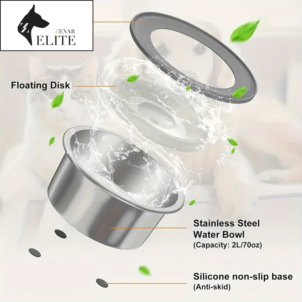 Bebedero Anti-Derrames | SteelSip™ DryFlow