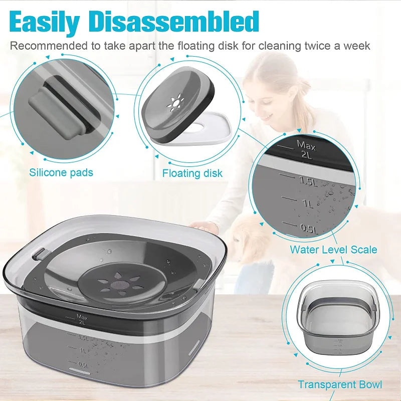 Bebedero Anti-Derrames | ClearSip™ Float