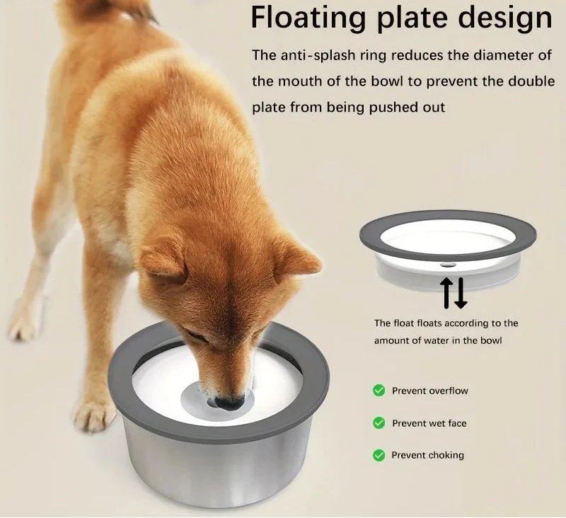 Bebedero Anti-Derrames | SteelSip™ DryFlow